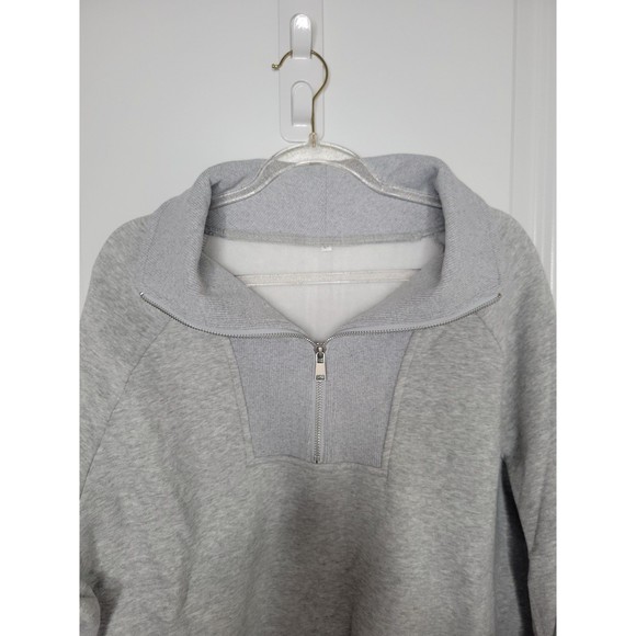Half zip oversized sweatshirt - Picture 2 of 6